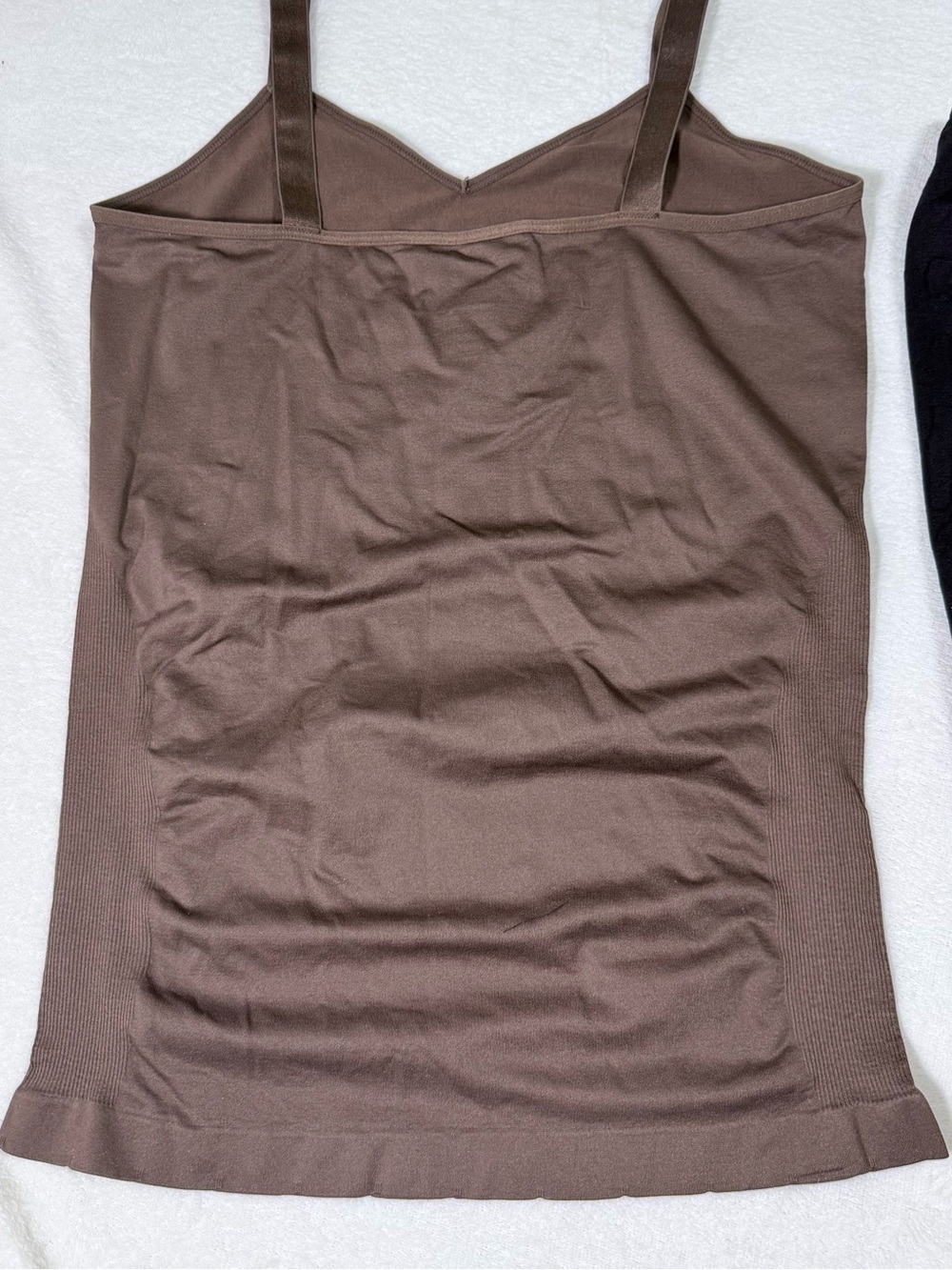 Ultra Teeze - Women’s Camisole 2 Tanks- Brown and black - Size OS - Picture 3 of 8